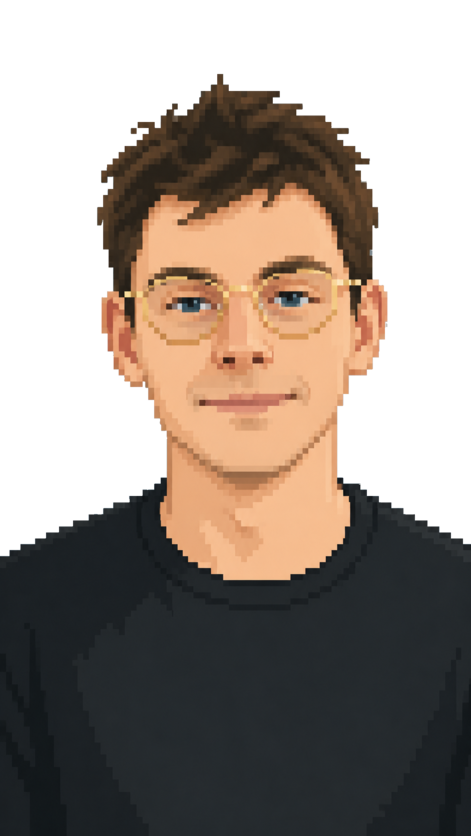 Pixel-art portrait of Dmitrii Parshenkov